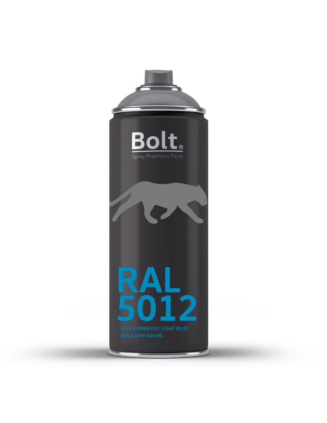 Spray bolt premium acrilico brillante ral 400 ml (ral 5012 azul luminoso)