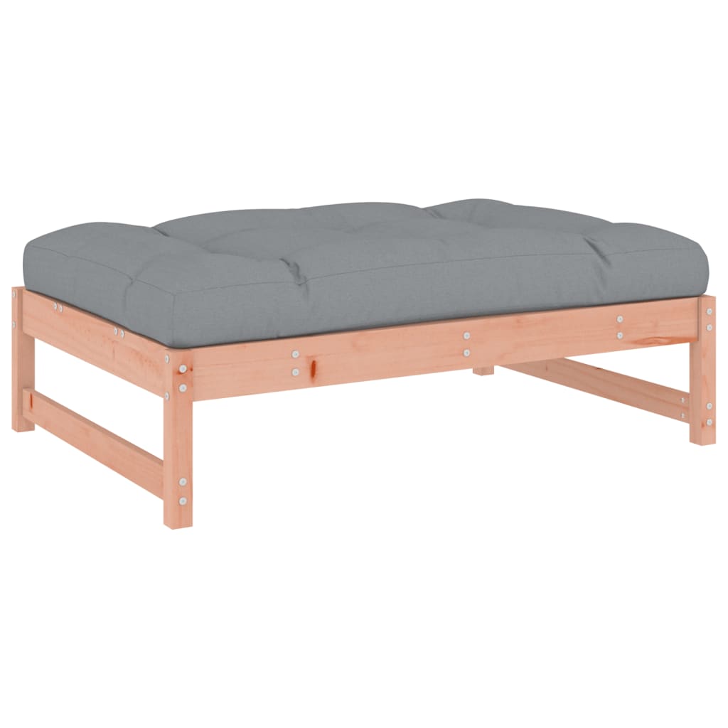 vidaXL taburete de jardín madera maciza de abeto douglas 120x80 cm
