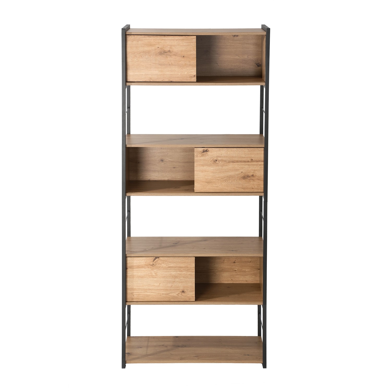Estantería librería de 3 puertas h196 cm - lenny