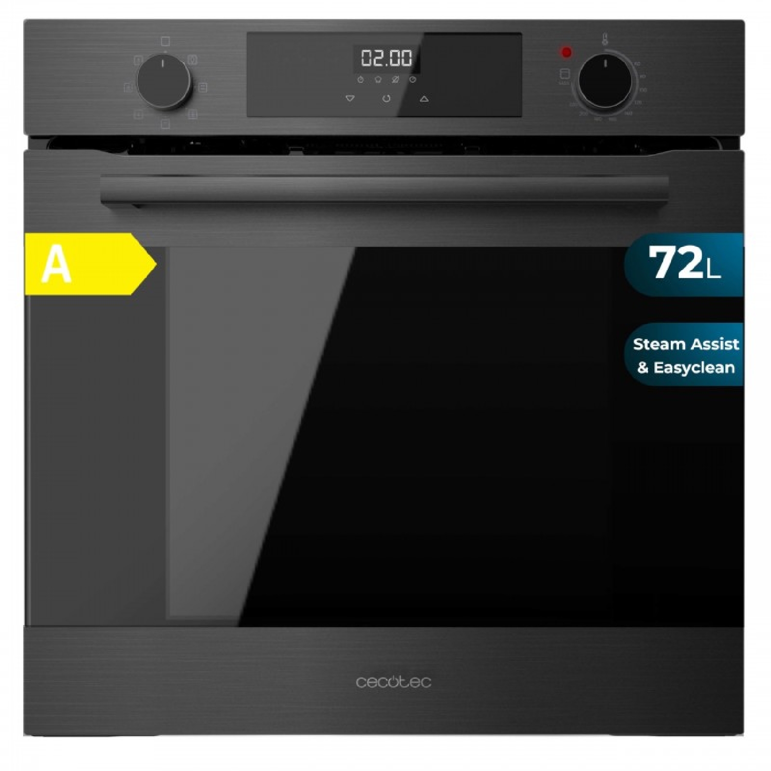 Cecotec horno multifunción integrable 60cm bolero hexa m226000 matt a