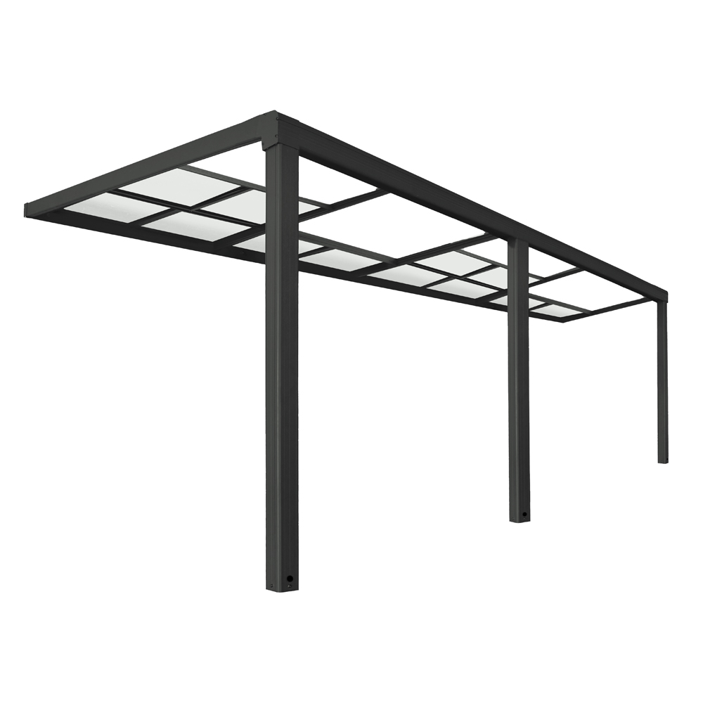 Cubierta de terraza solis deluxe - 579 x 295 x cm gris