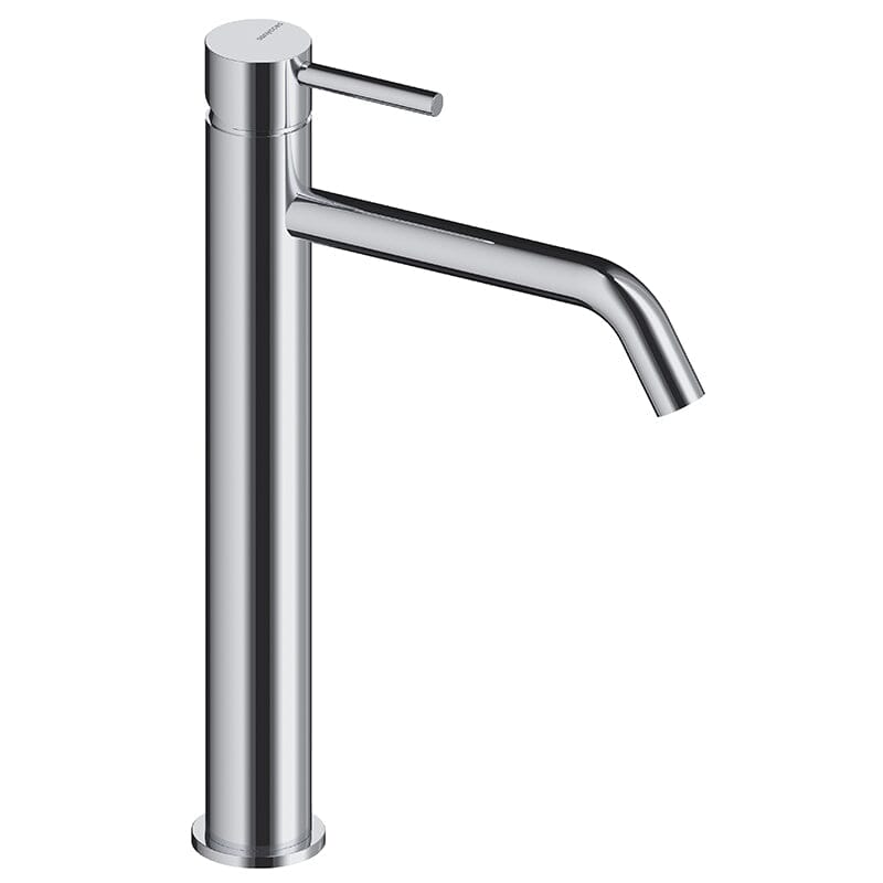 Grifo monomando para lavabo alto loop cromado