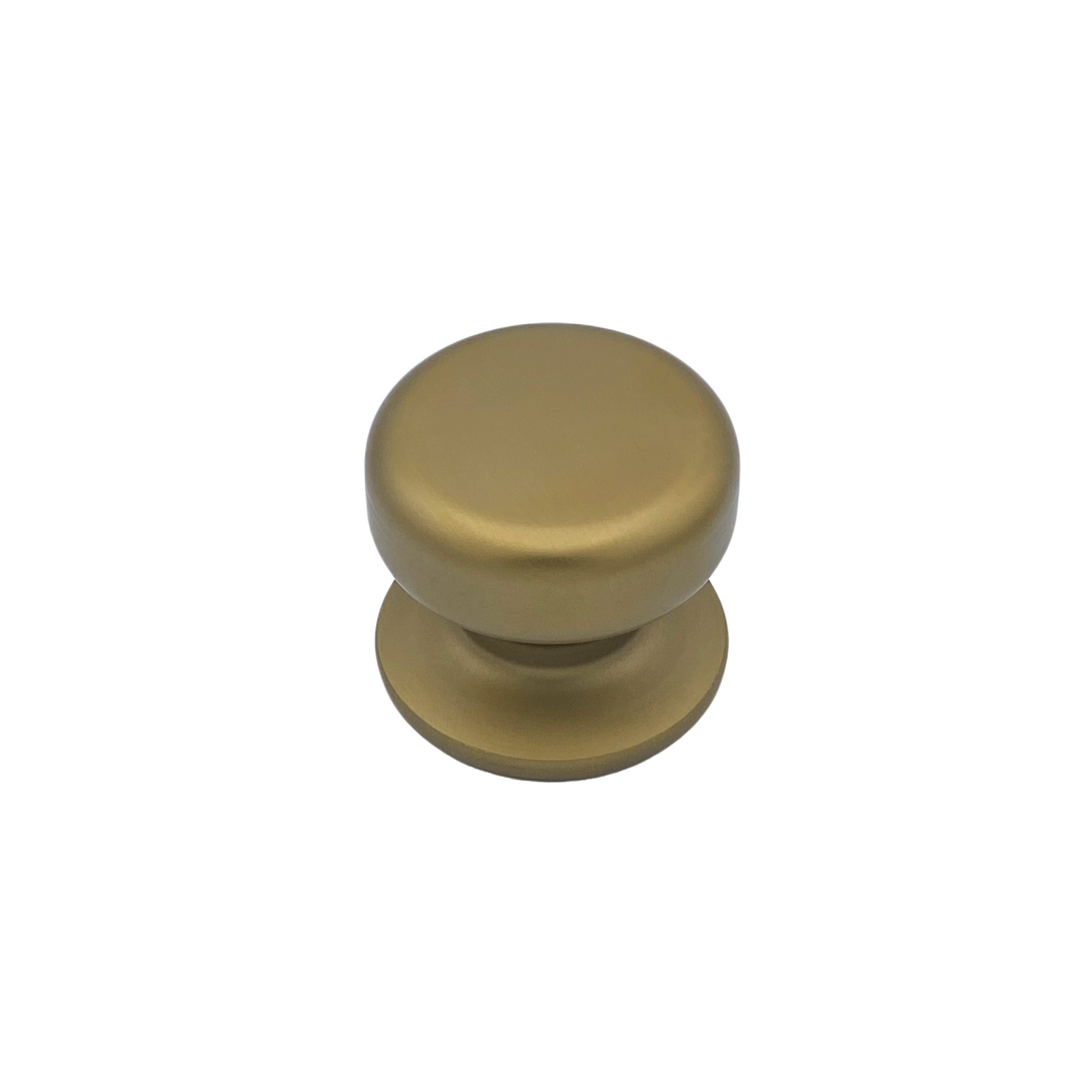 Pomo fijo para puerta, d: 70 mm, en aluminio, bronce satinado