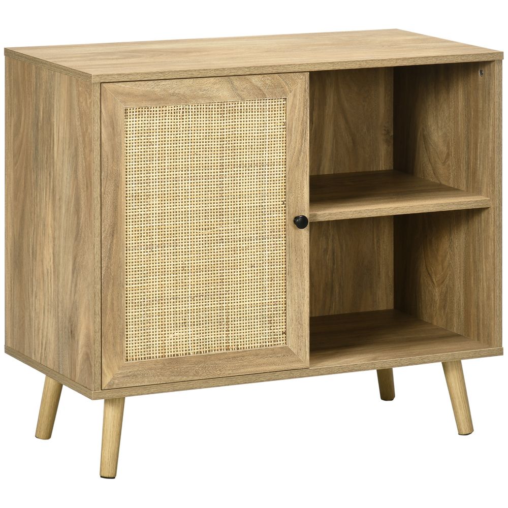Aparador de cocina 80x39x70 cm color marrón Homcom, hogar - cocina