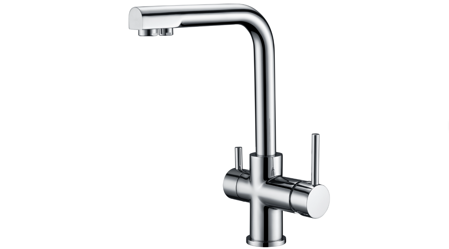 Grifo de cocina osmosis con 2 vias giratoio 360 color cromo