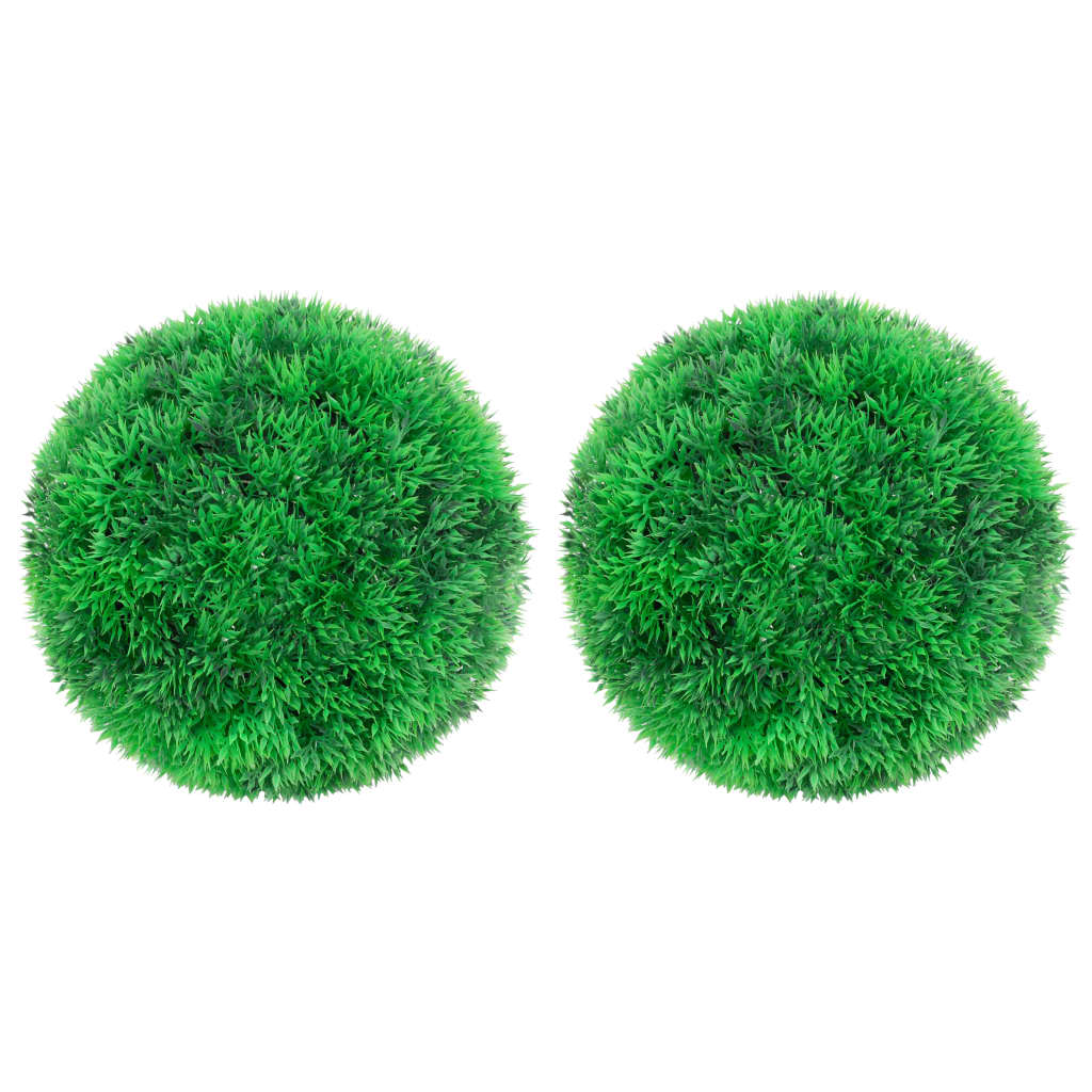 Bolas de boj artificial 2 unidades 22 cm eerf1409