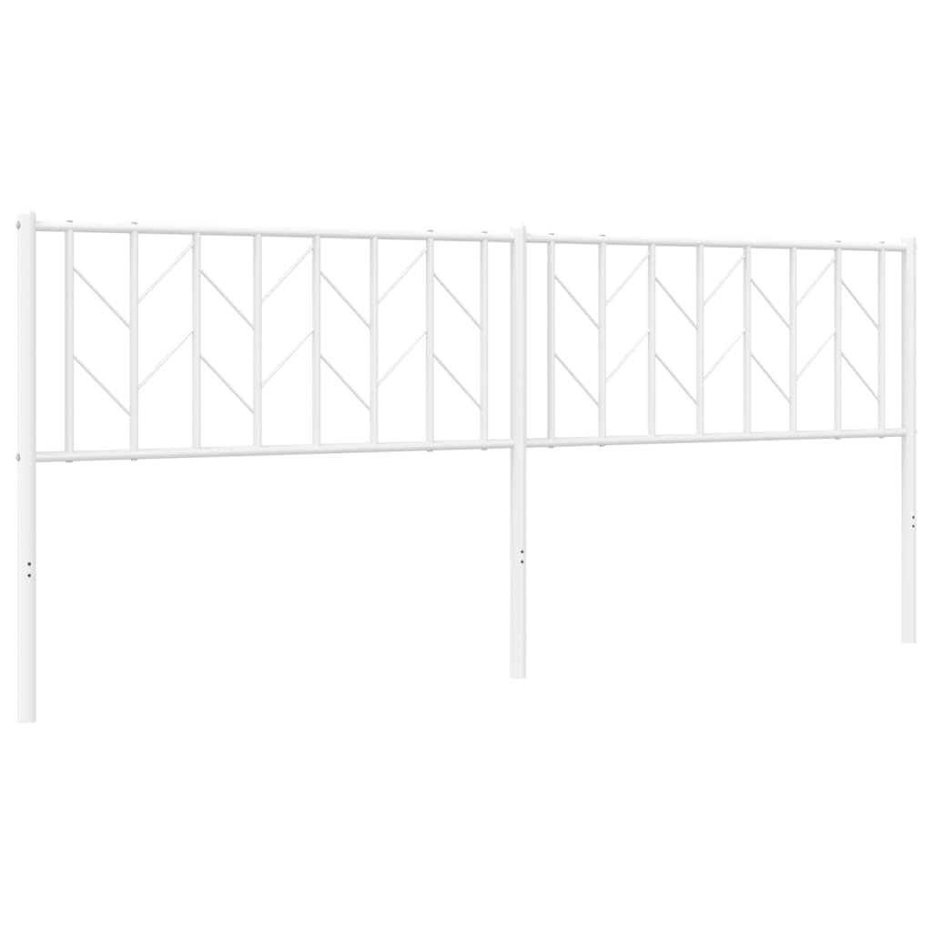 vidaXL cabecero de metal blanco 200 cm