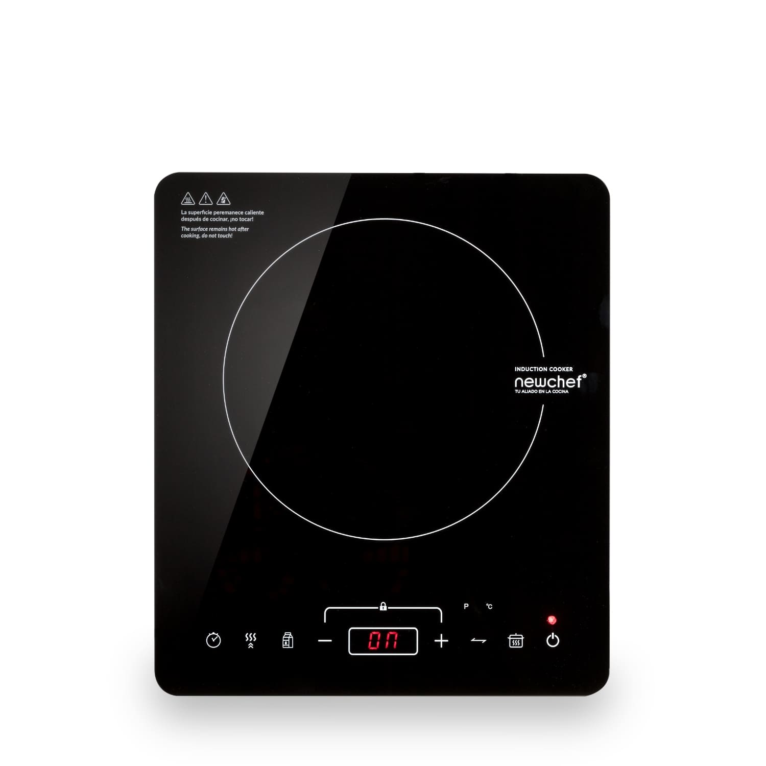 Newlux placa de indução portátil 10 níveis de potência (2000w)