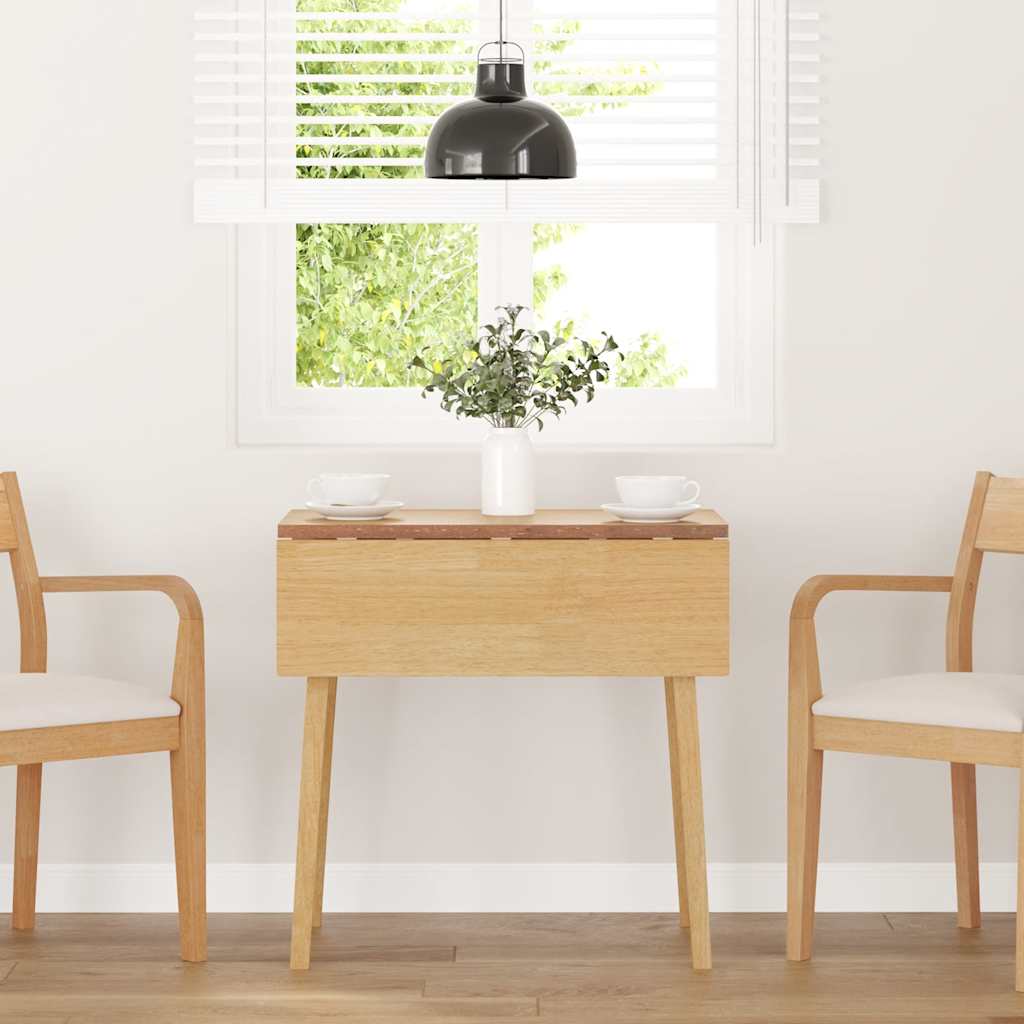 Mesa de comedor de madera maciza natural y caucho oif215989