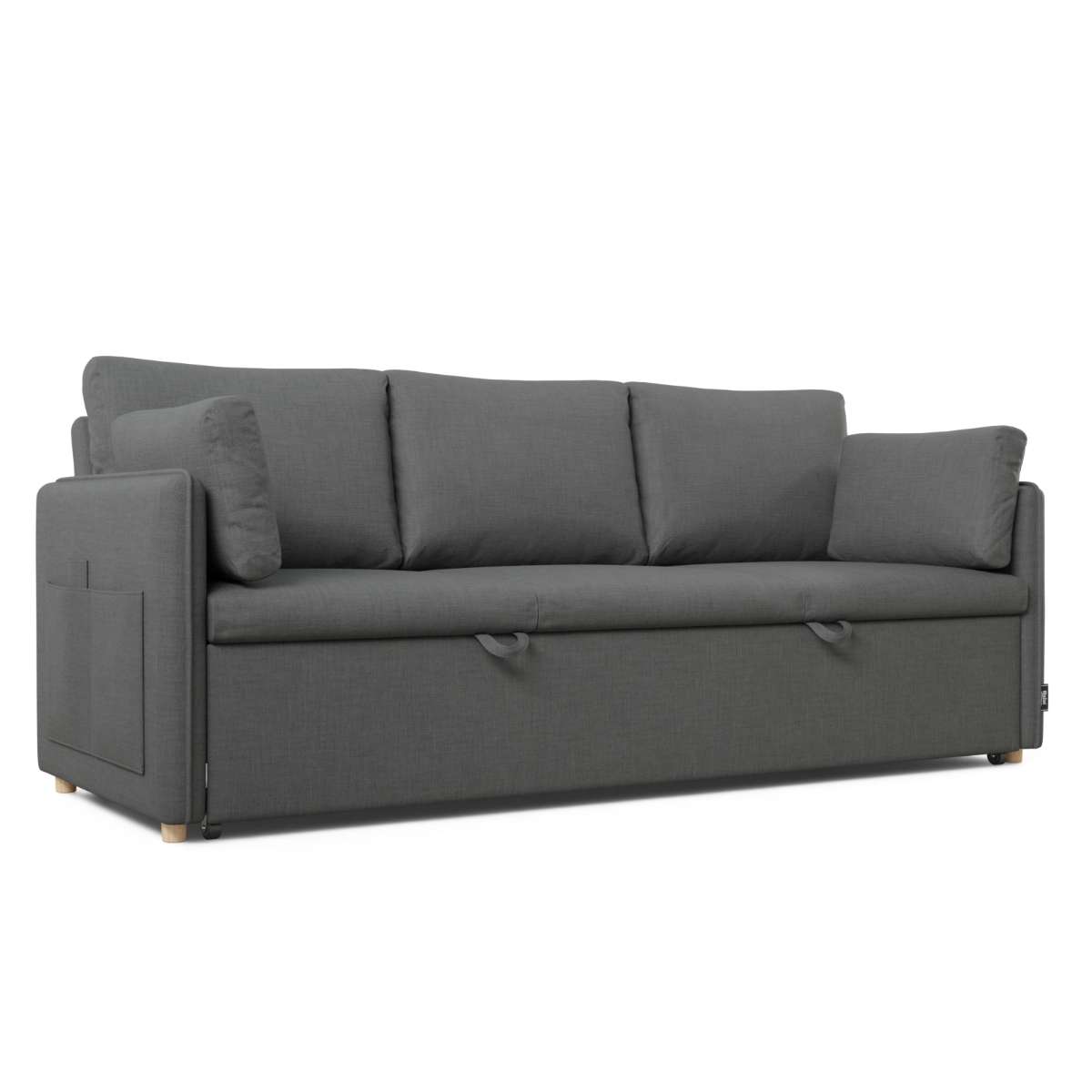 Nalui sofá cama nest 3 gris antracita