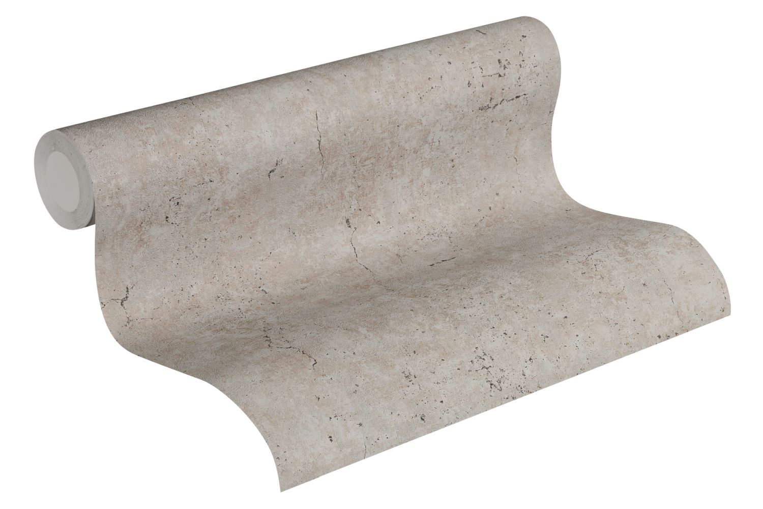 A.s. Création papel pintado hormigón gris pardo - 53 cm x 10.05 m
