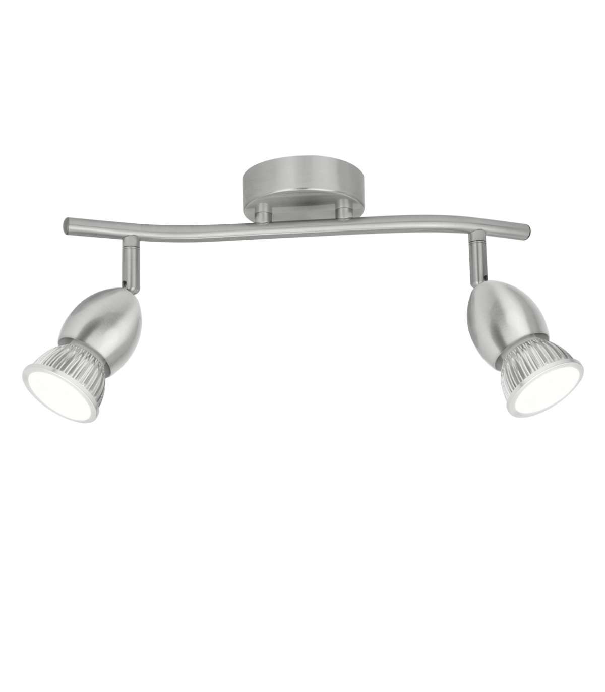 Plafón alargado 2 luces para iluminación interior elegante