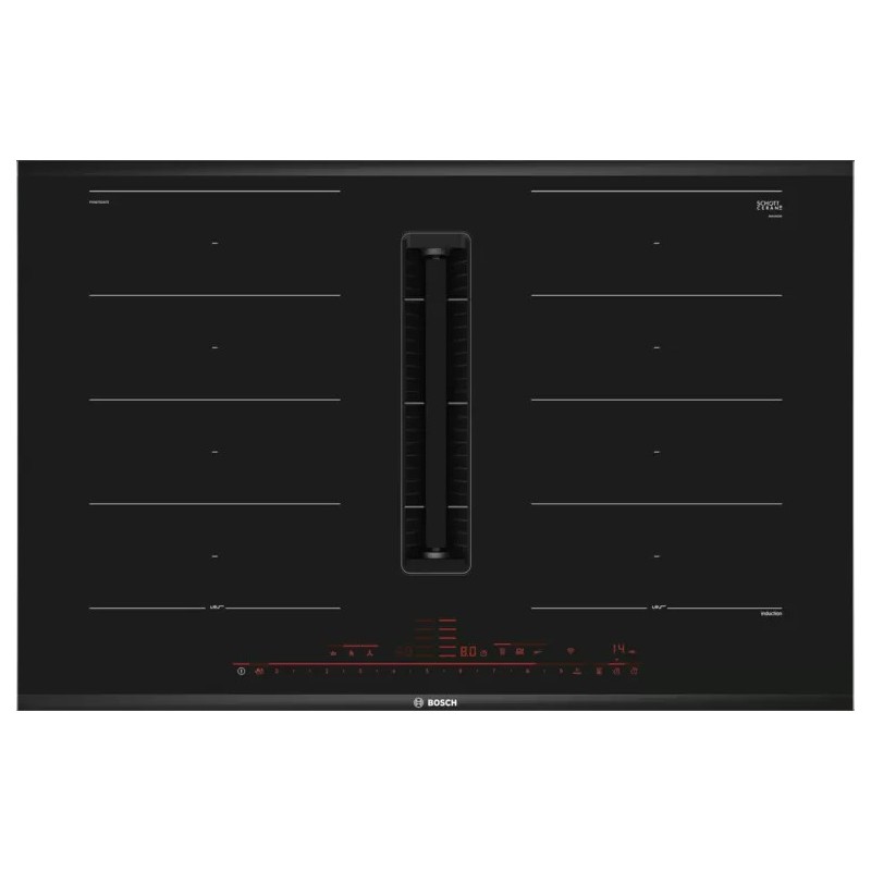 Inducción Bosch pxx875d67e 80 cm extractor integrado 2 zonas