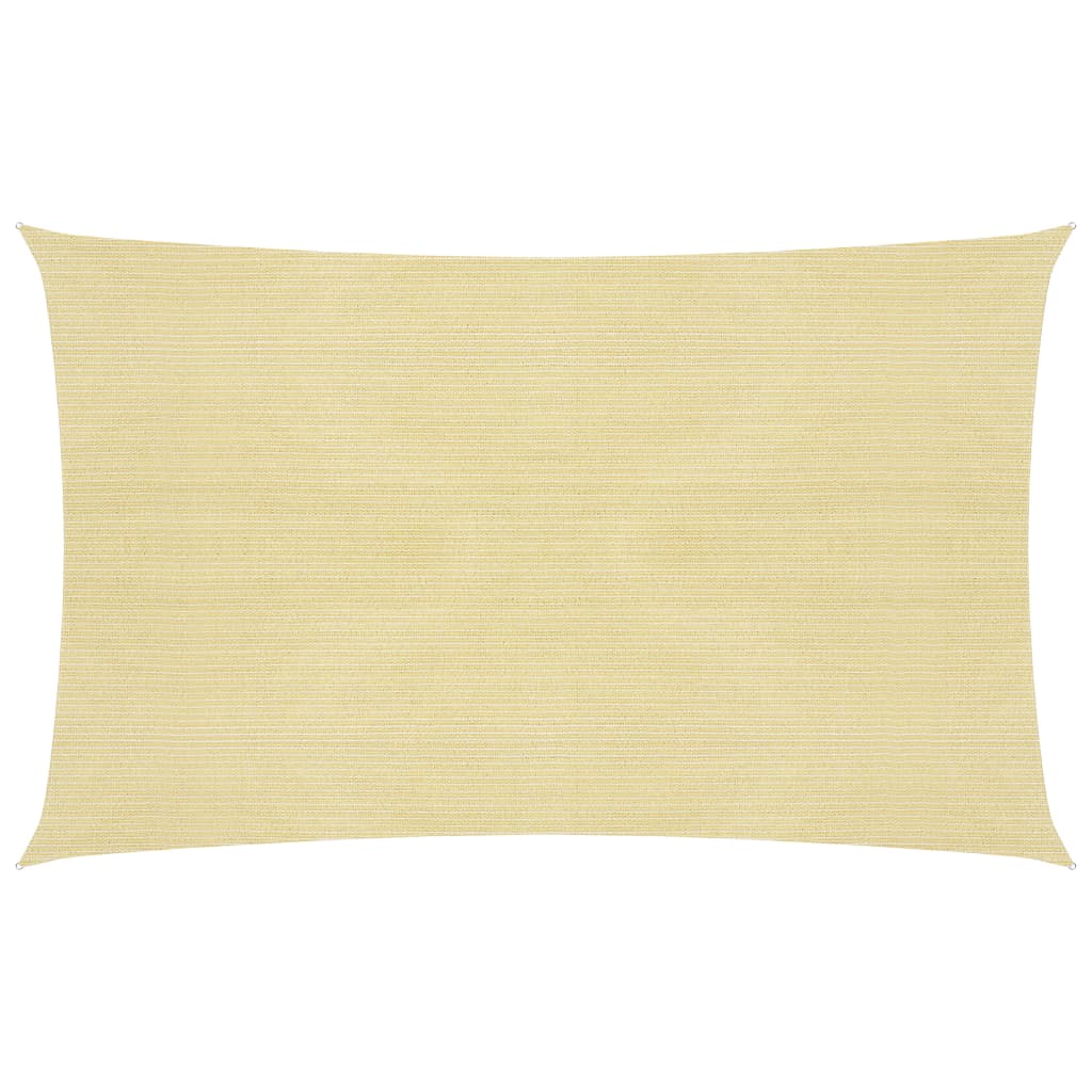 Vela de sombra/sombrilla 160 g/m² beige 3 x 6