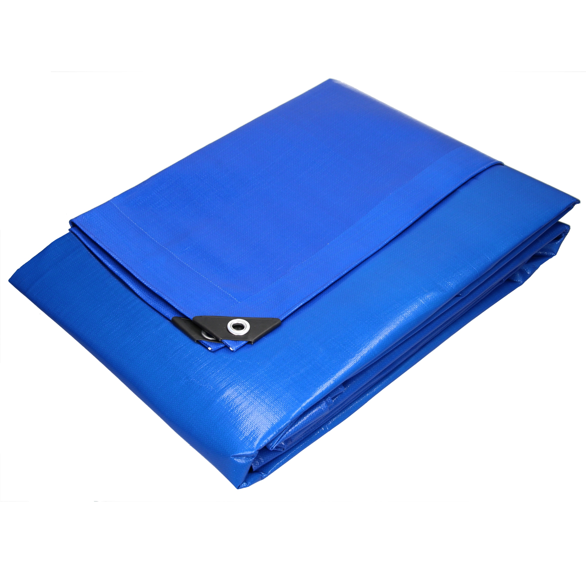 Lona de protección impermeable con ojales 4x6m azul ecd germany
