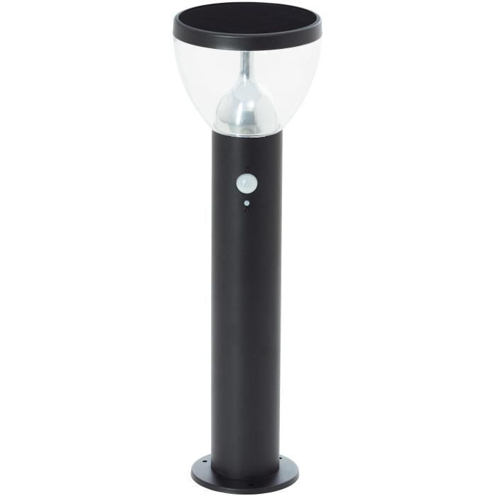 Aplique exterior - brillante - tulip - LED y solar - detector de movimiento