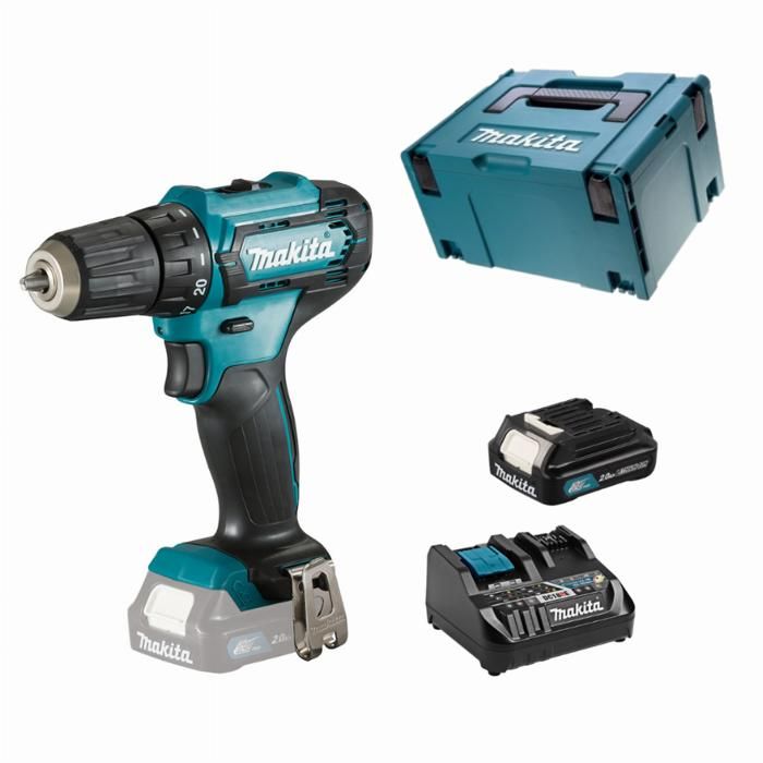 Taladro atornillador 12 v cxt li-ion ø 10 mm Makita df333dzj + batería bl10