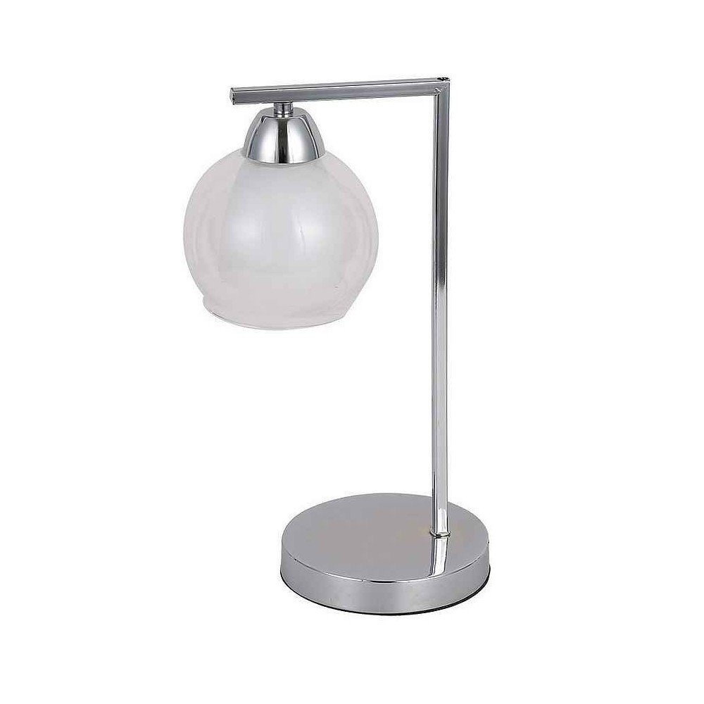 Lampara sobremesa makalu cromo 14cm