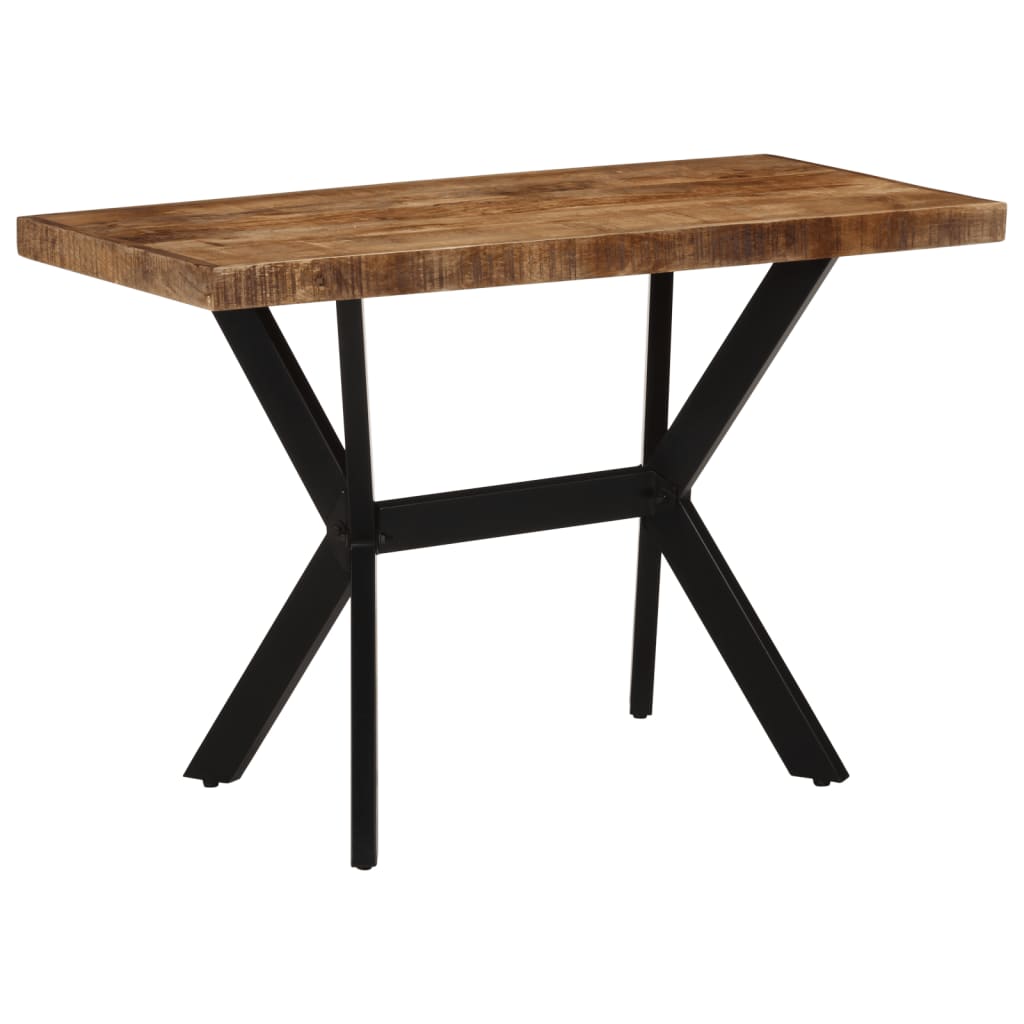 Mesa de comedor madera maciza de mango 110x55x75 cm oif444291