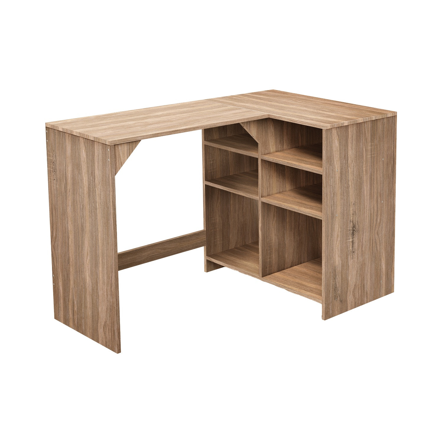 Escritorio esquinero reversible spacequb 110x67.5x75cm 7house