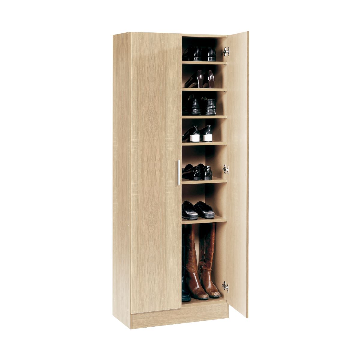 Zapatero 2 puertas cambrian 171x60x35 cm