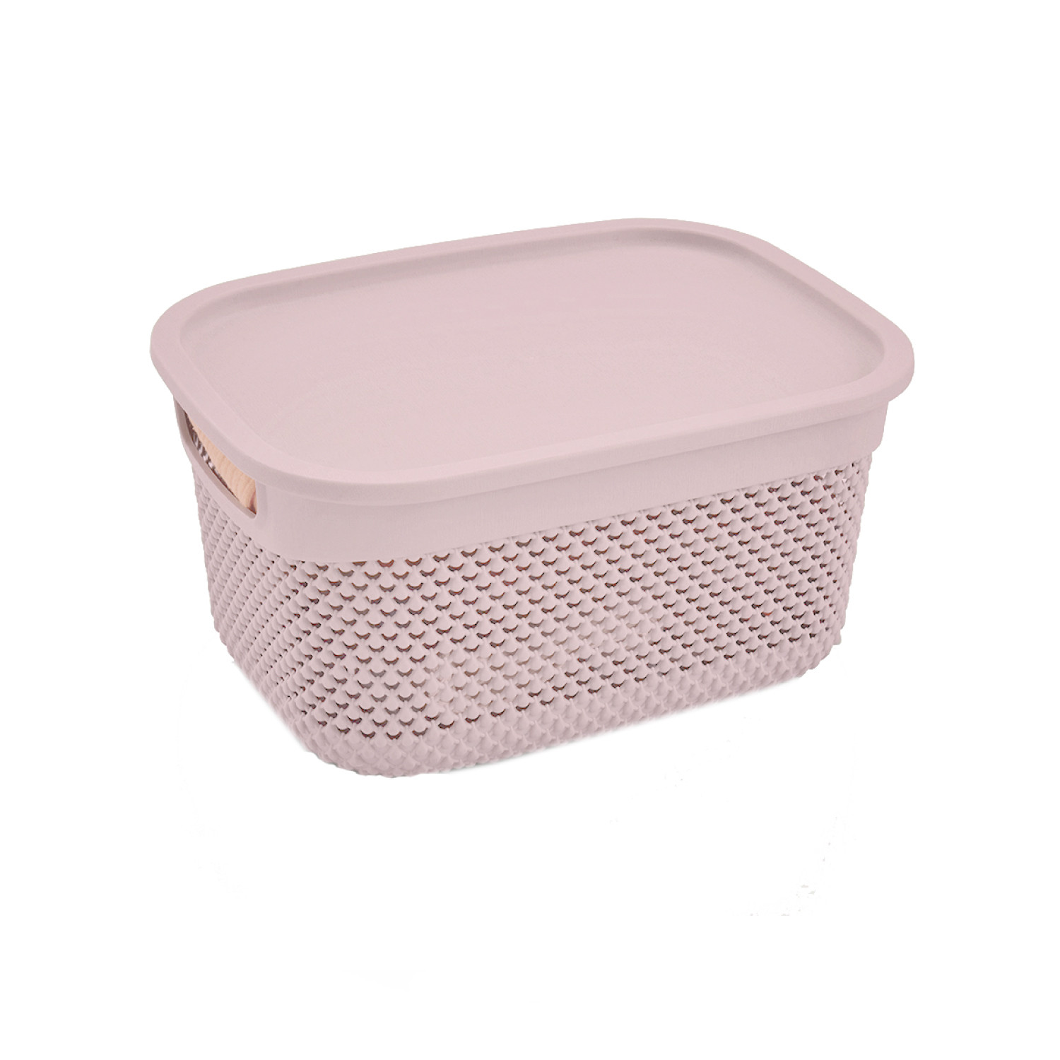 Cesta mediana rectangular con tapa 6,6 litros 7house