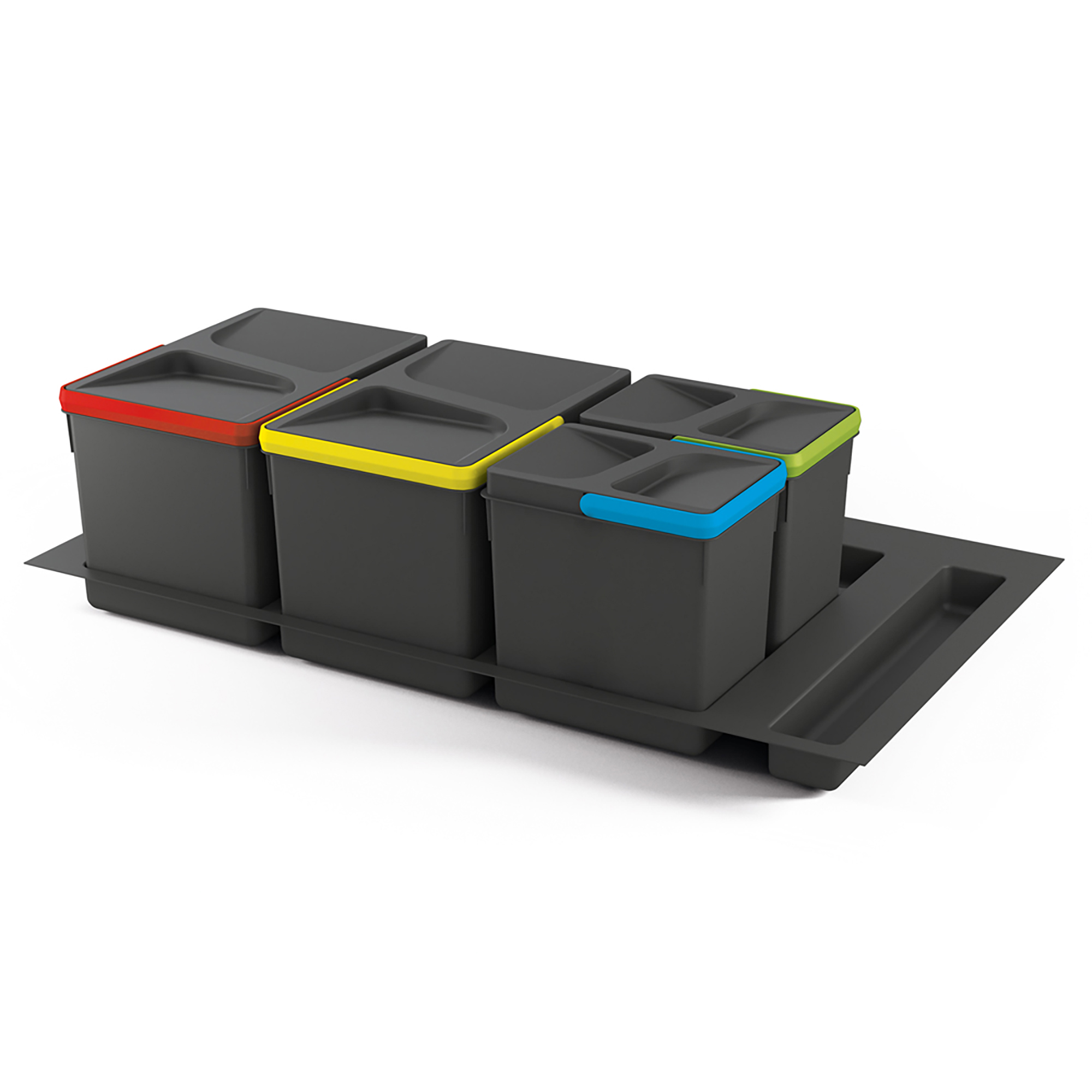 Juego de contenedores con base recycle para cajón