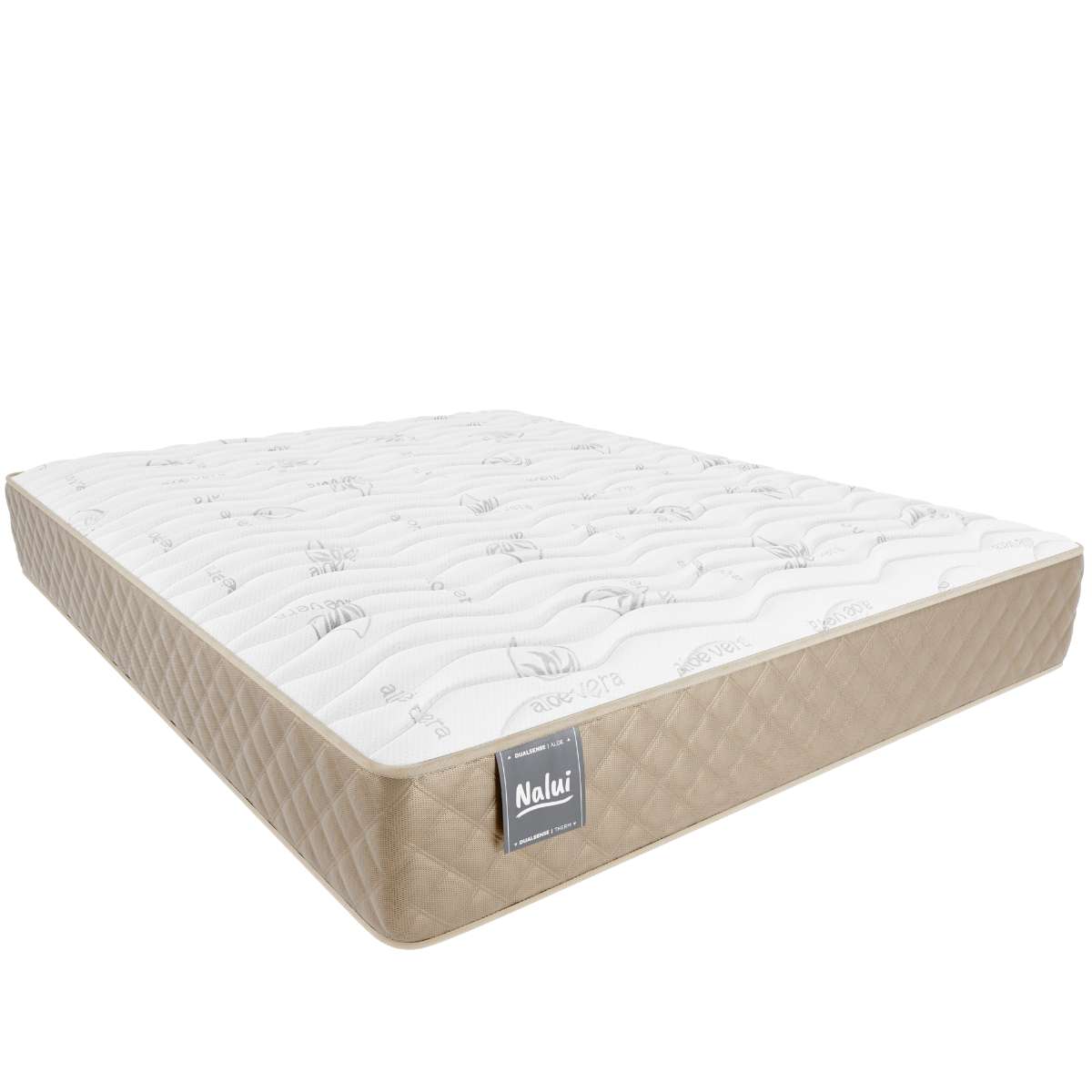 Nalui colchón viscoelástico 150x190 mulhacén dualsense beige 26cm