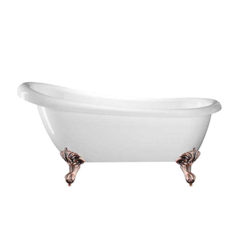 Bañera con patas richmond 171 cm patas águila cobre envejecido