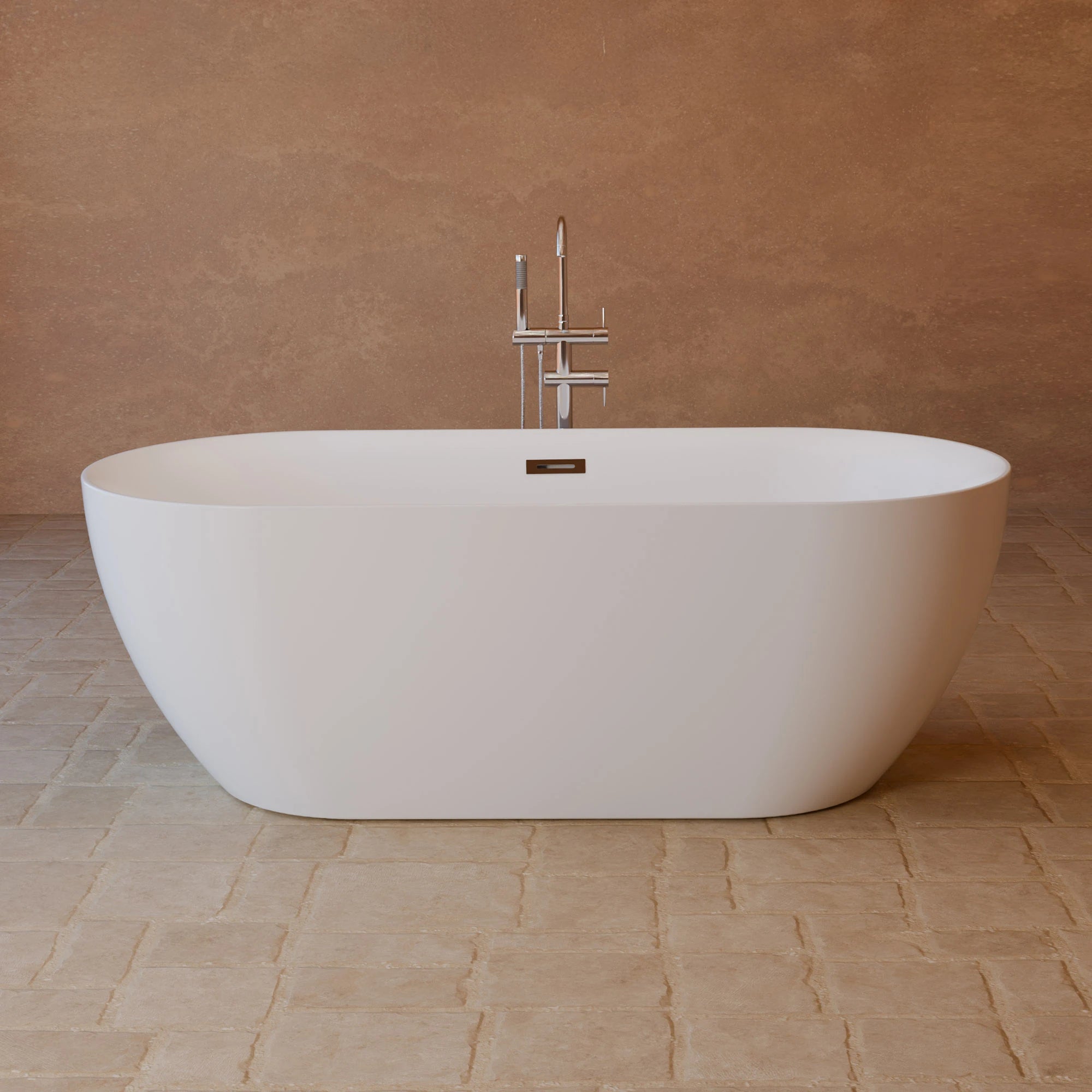 Bañera exenta komodo 170 blanche 170 x80 x58 cm, spalina