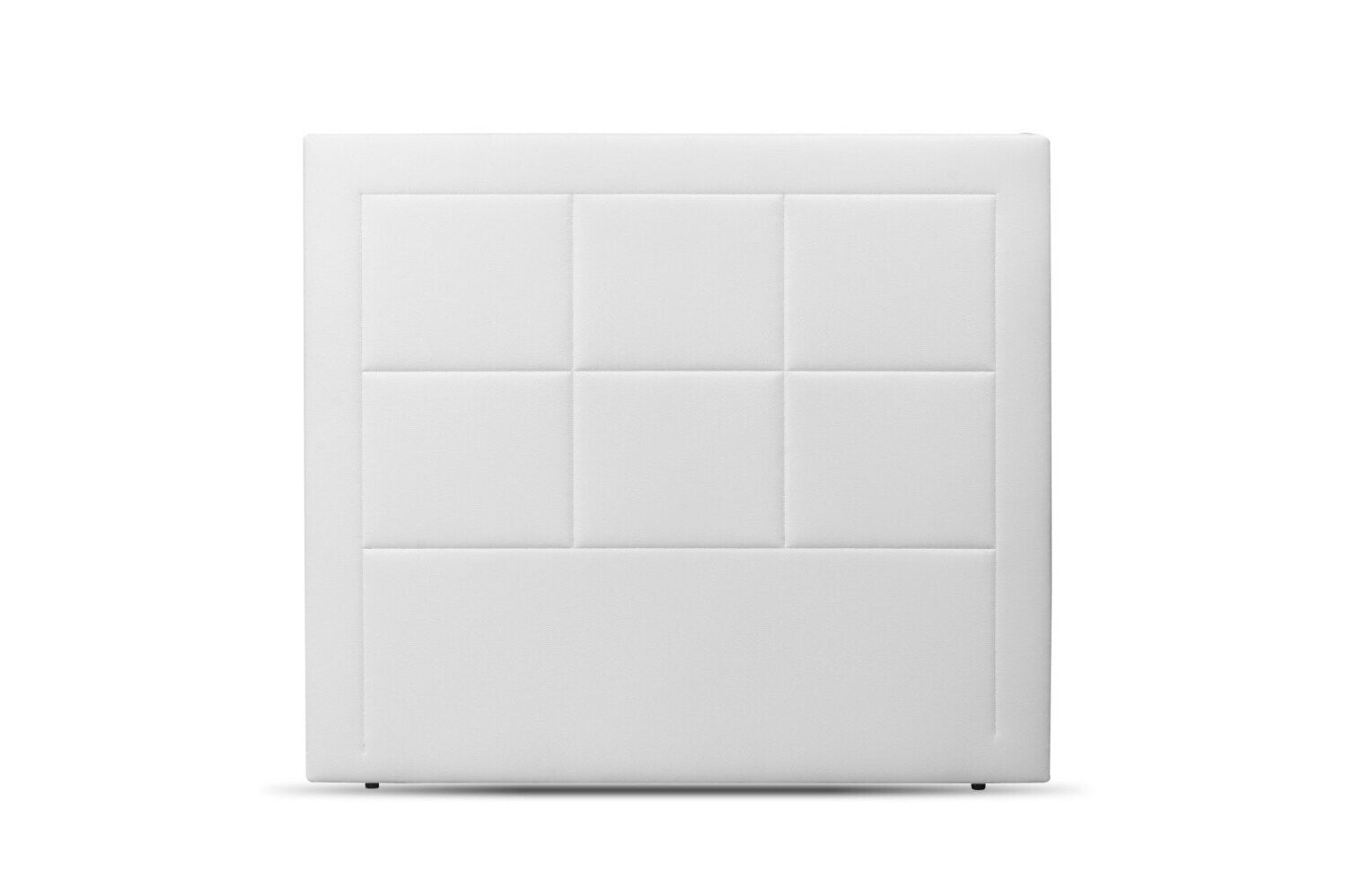 Moscu. Cabecero de cama. Polipiel. Alto: 117 cm (para 135 o 150) blanco