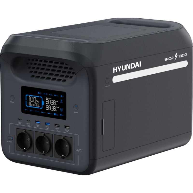 Estación de energía portátil hyundai thor 1800