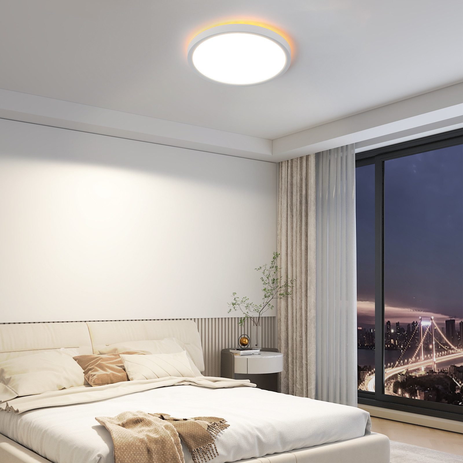 Nettlife plafon de techo LED blanca 22x22