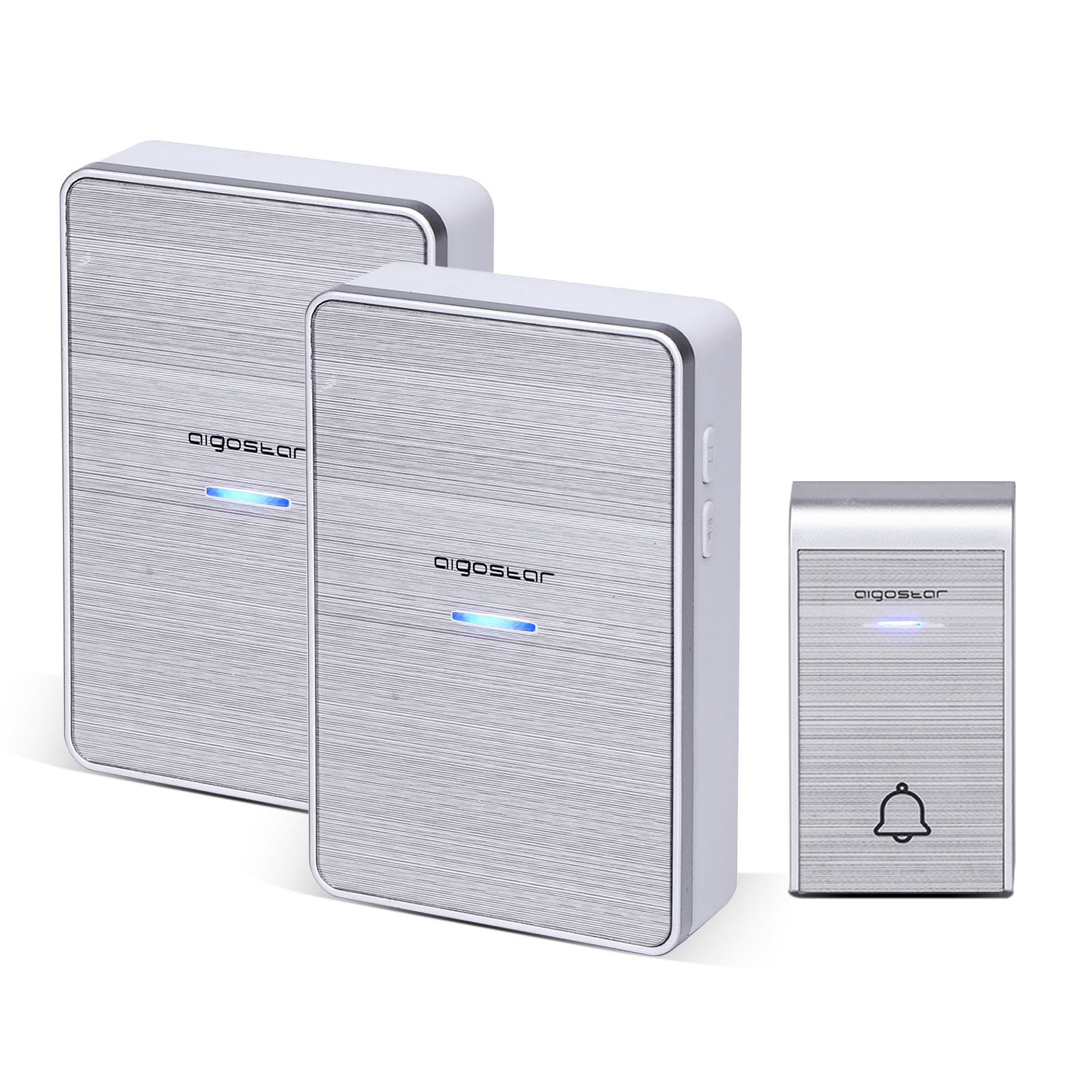 Aigostar ding dc-timbre inalámbrico portátil,ip55,36 melodías