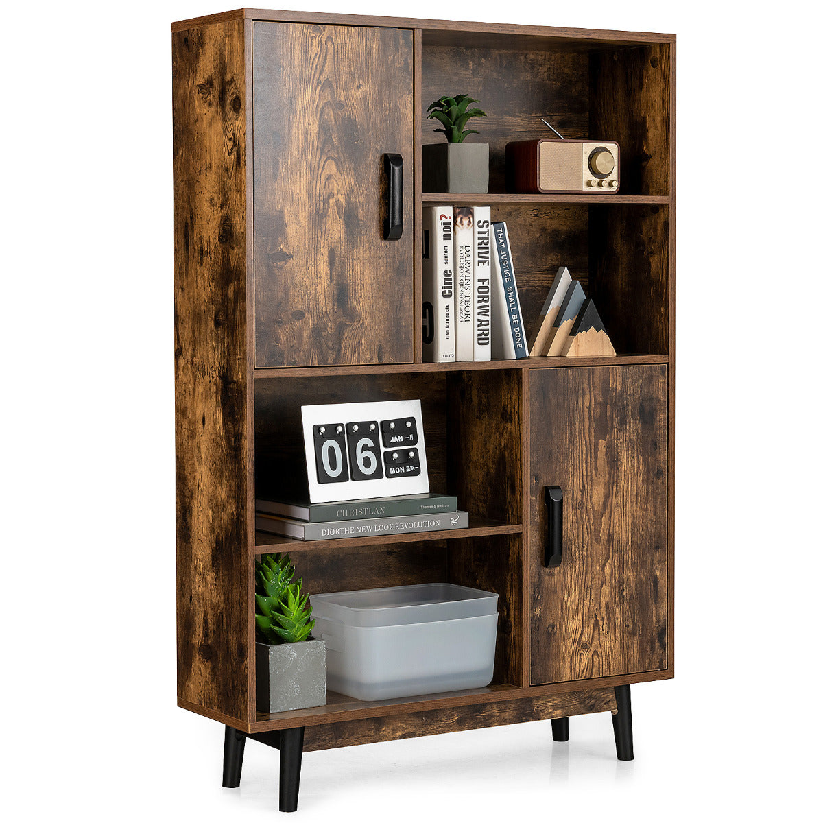 Librería de 4 niveles 80 x 24 x 120