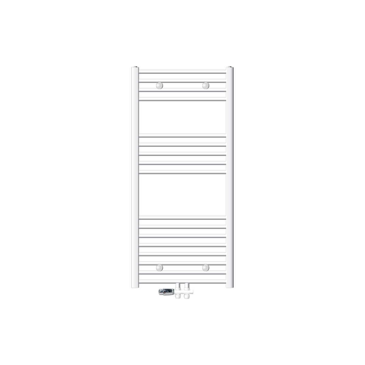 Radiador toallero de baño sahara 600 x 1200 mm blanco