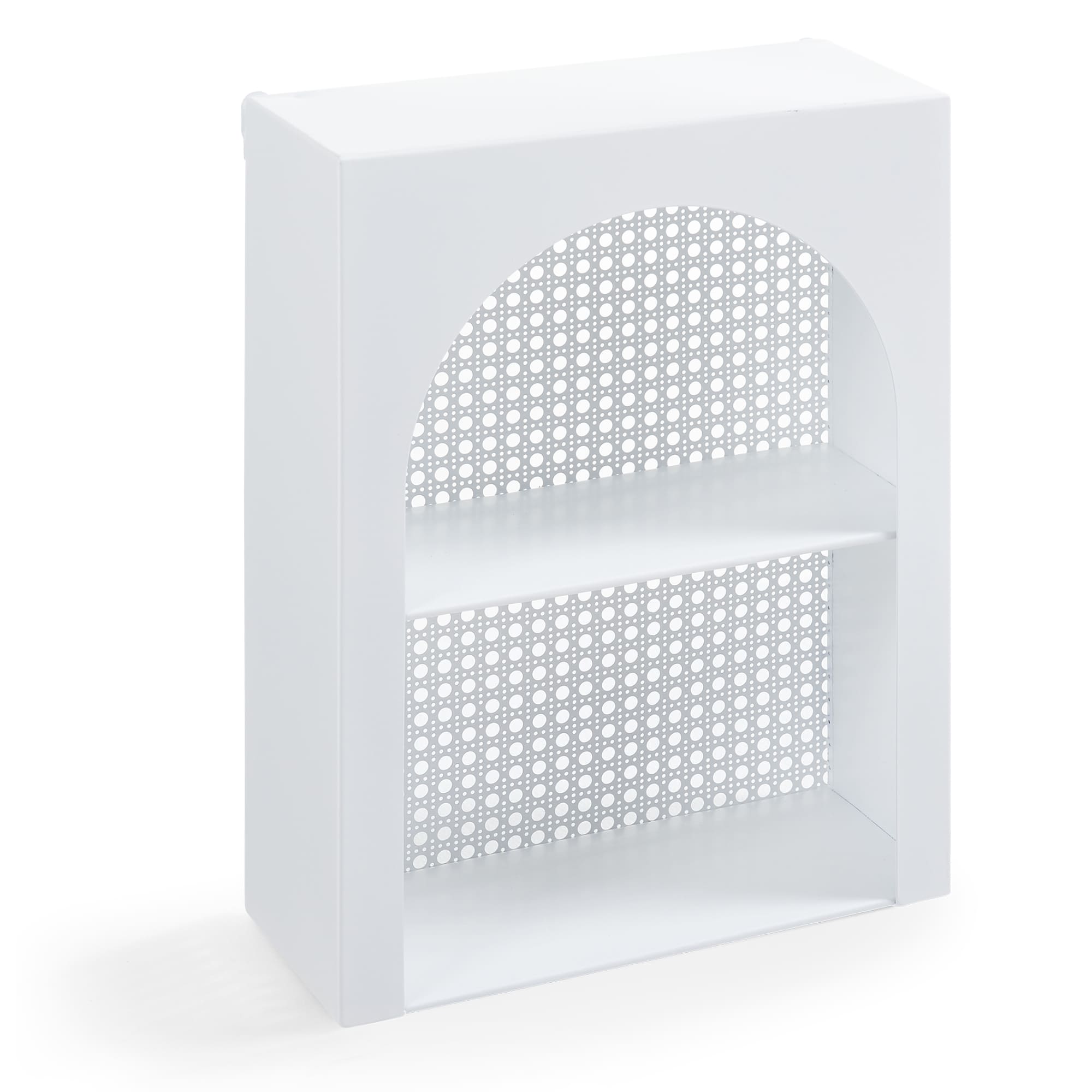 Estantería de pared jäller 40x30x13 cm - blanco [en.casa]