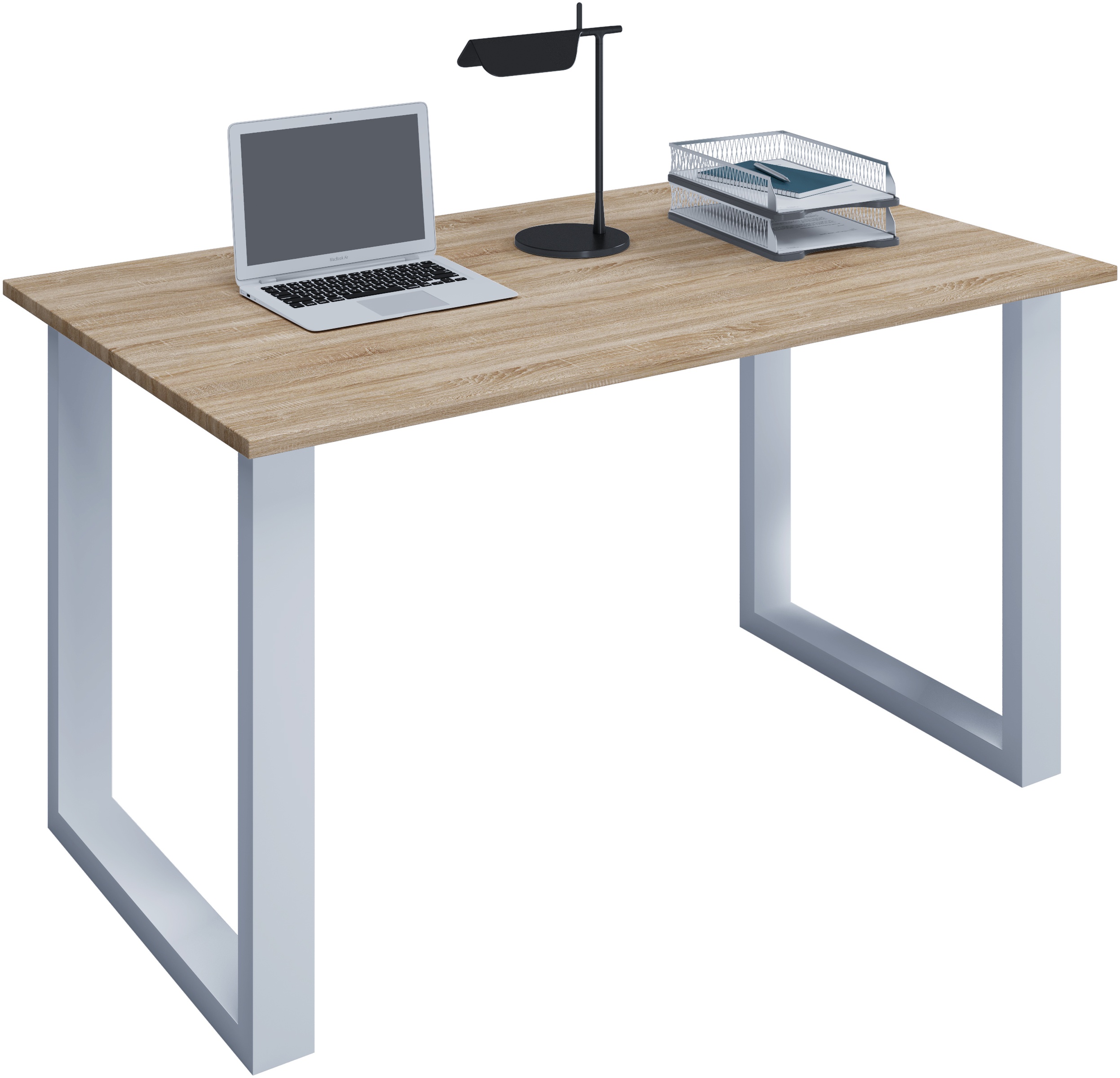 Vcm - mesa de oficina de escritorio 140x50 lona u