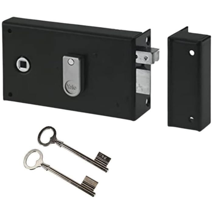 Cerradura de rodillo horizontal de superficie - yale - yah36d - caqui - 2 l