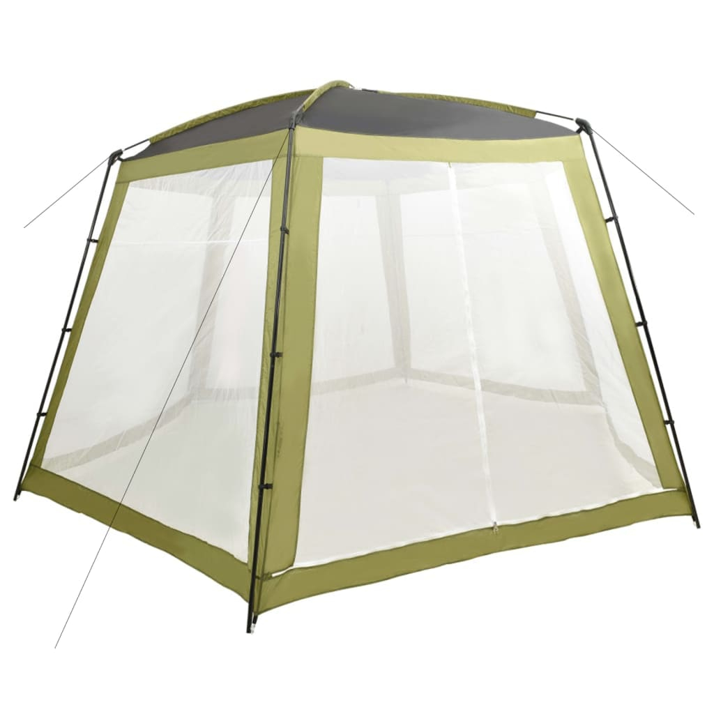 vidaXL carpa para piscina de tela verde 500x433x250 cm