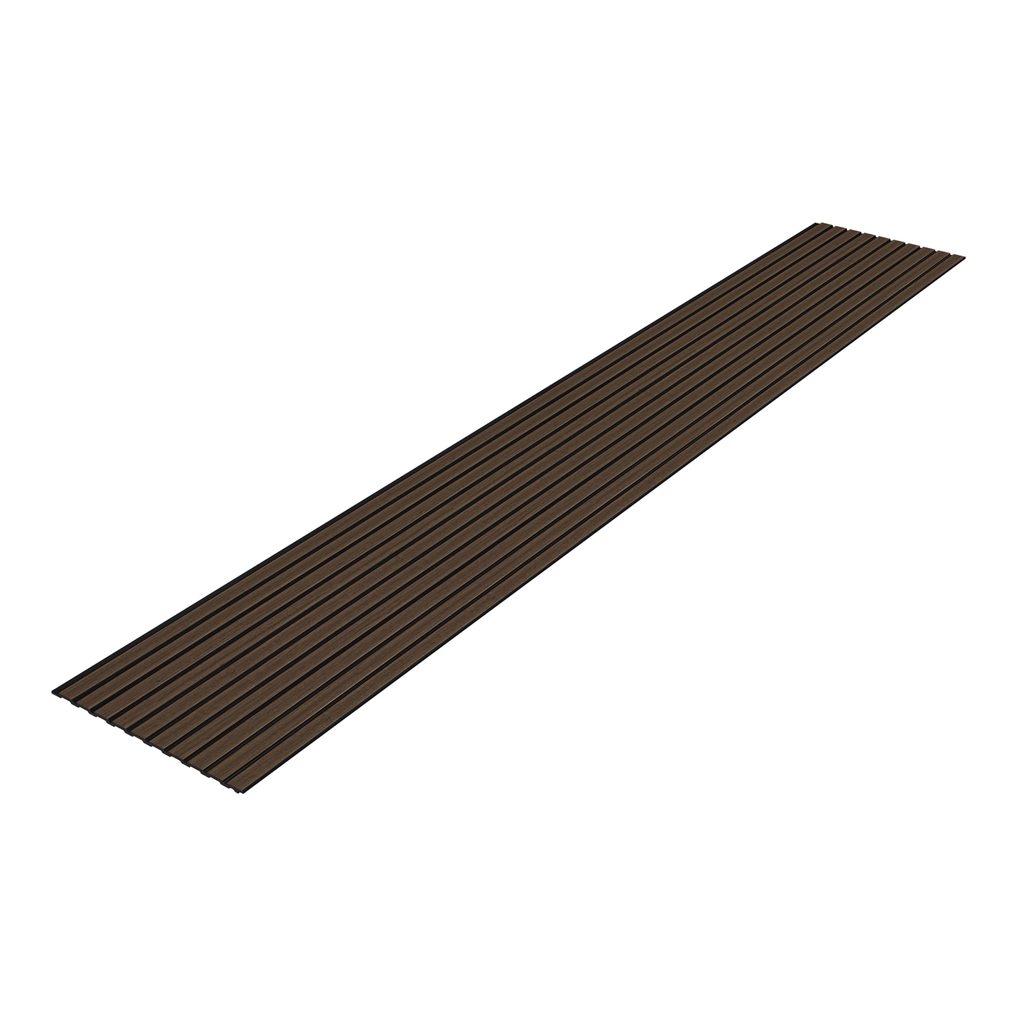 Set de 12x paneles de pared 3d bronckhorst 195x31,5 cm efecto madera oscura