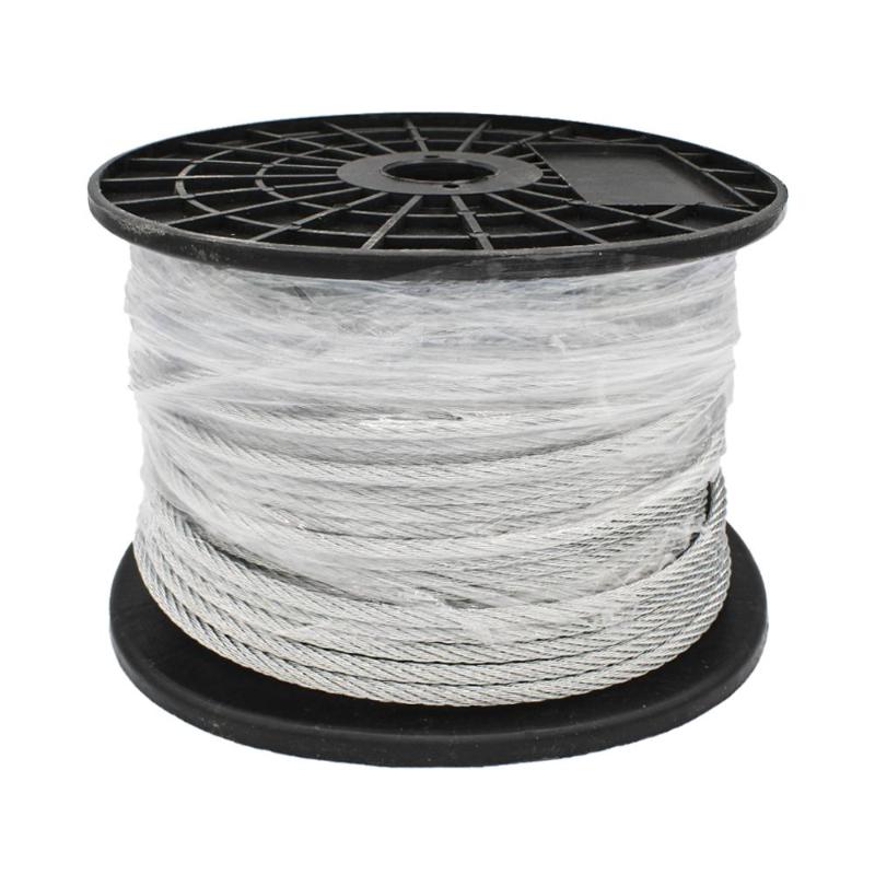 Cable acero 3 mm galvanizado 6x7x1 rollo 100 m