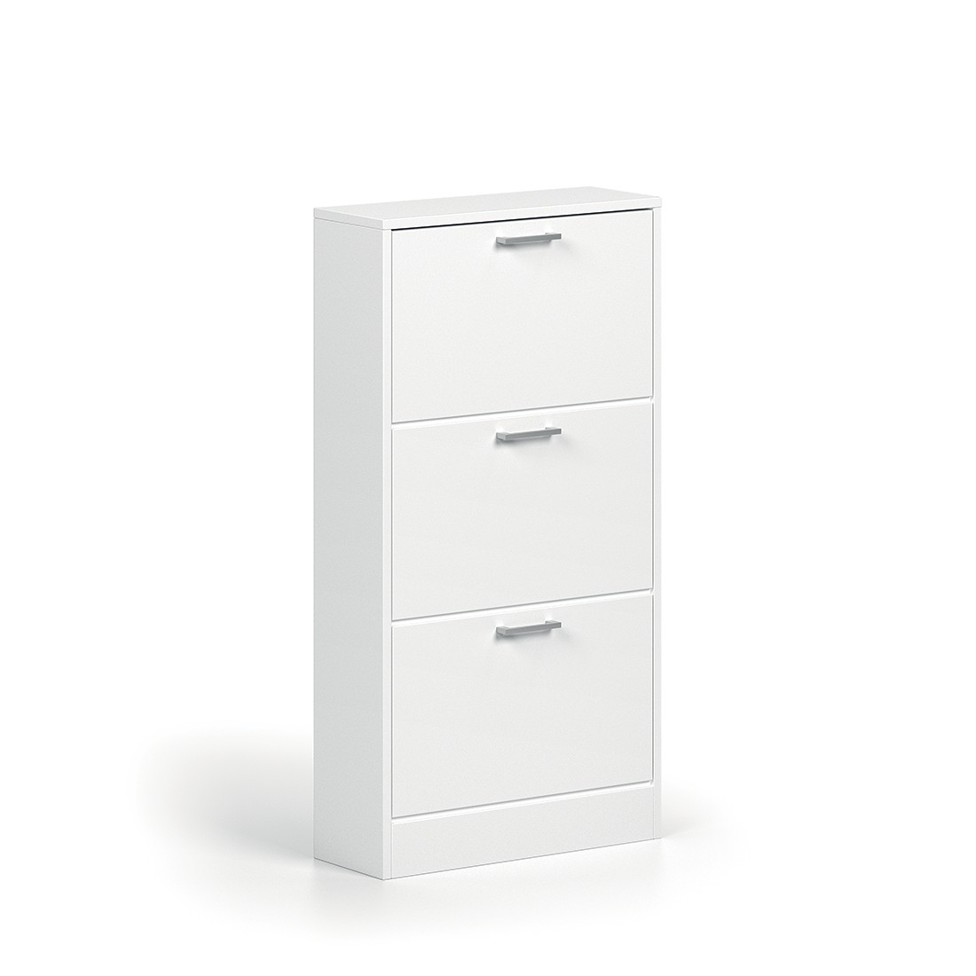 Mueble para zapatos vertical era – 3 cajones – blanco brillante
