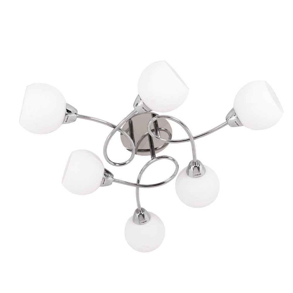 Lampara plafon umbria cromo 69cm