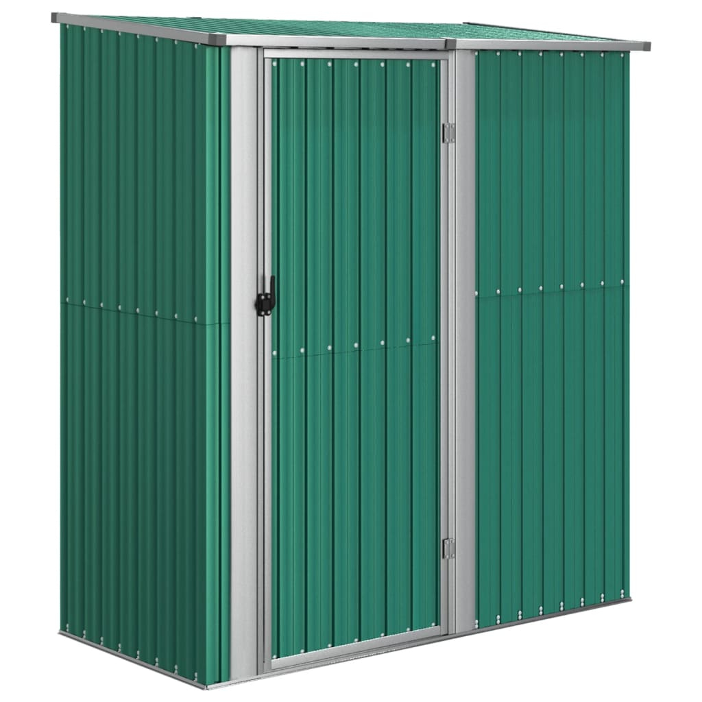 vidaXL caseta de jardín verde 180,5x97x209,5 cm acero galvanizado