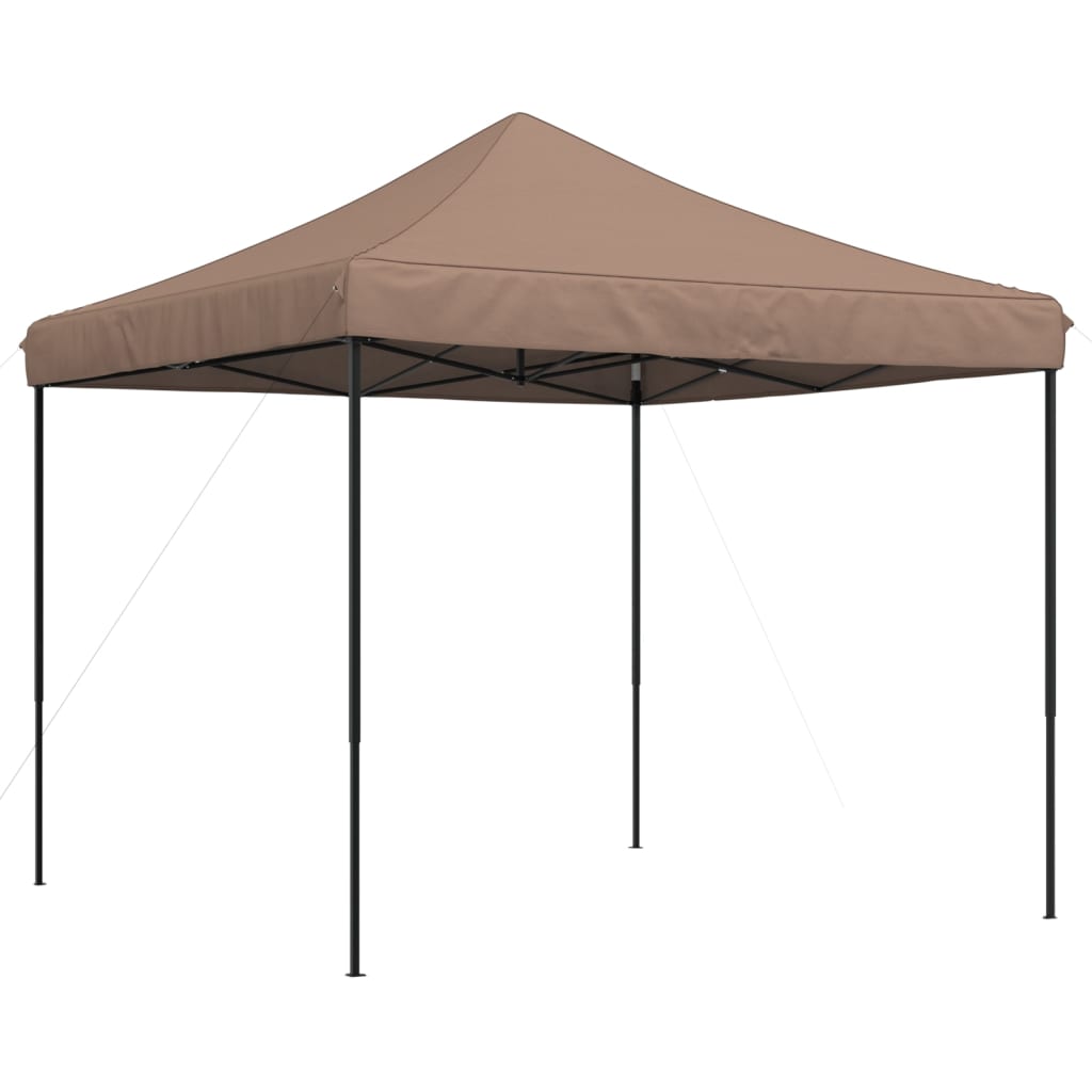 vidaXL tienda de fiesta plegable pop-up marrón 292x292x315 cm