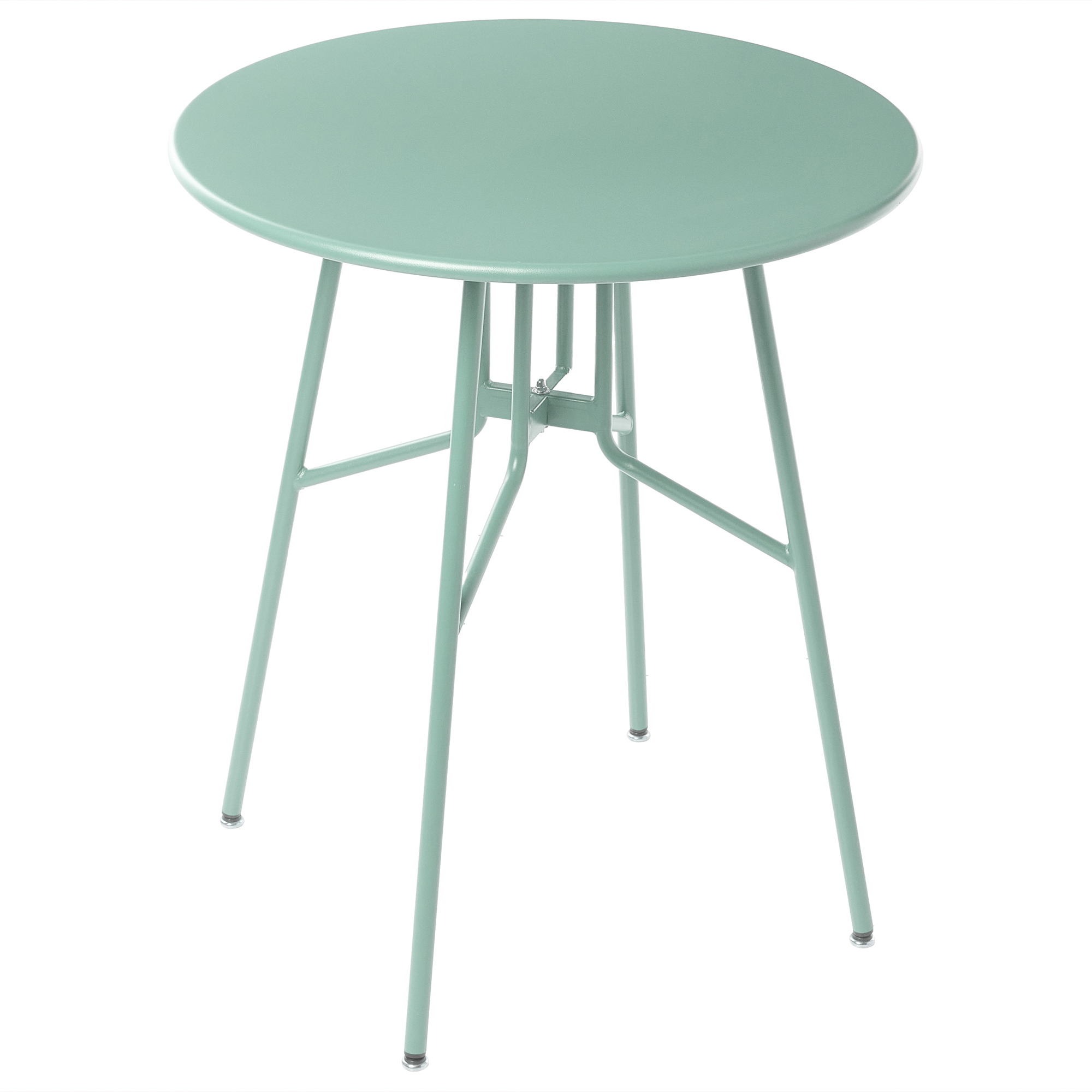 Mesa de balcón taltal 64 cm 64 cm metal verde claro