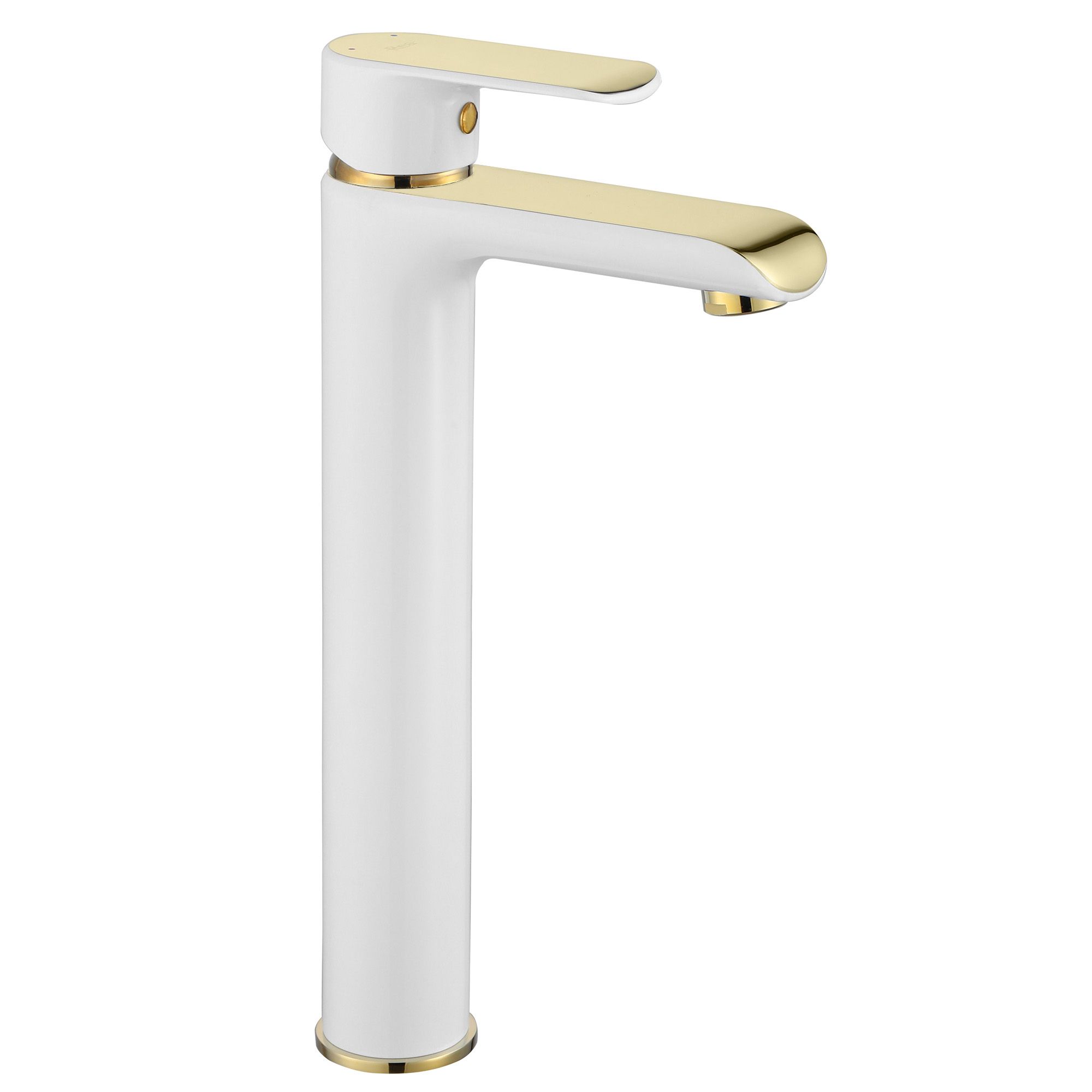 Rea grifo de lavabo bloom white gold high, 15x4,8x30 cm