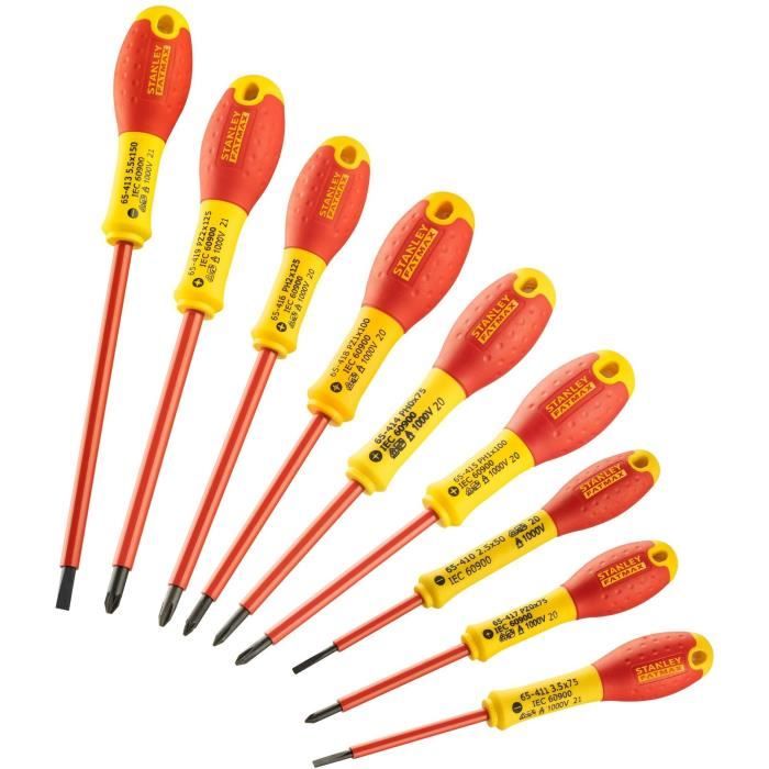 Juego de 10 destornilladores - stanley fatmax - fmht62573-0 - aislados 1000