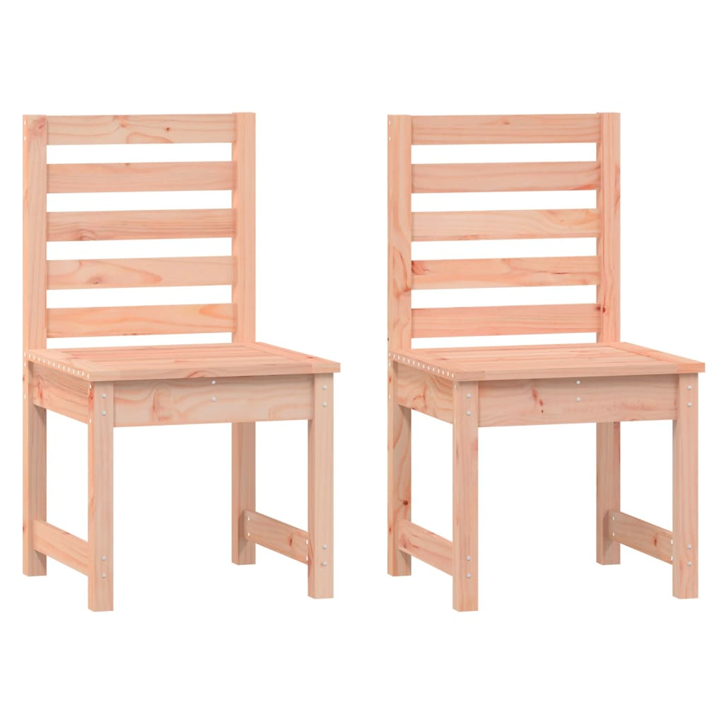 vidaXL sillas de jardín 2 uds madera abeto douglas 50x48x91,5 cm